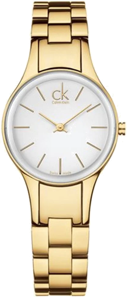 Montre Femme Calvin Klein Simplicity K4323212 en Acier Doré Swiss Made