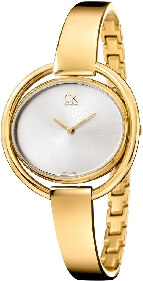 Montre Femme Calvin Klein Impetuous K4F2N516 Acier Doré Swiss Made Quartz