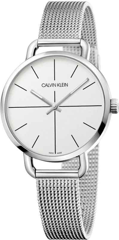 Montre Calvin Klein Even K7B23126 Acier Argenté Maille Milanaise 36mm - Unisexe