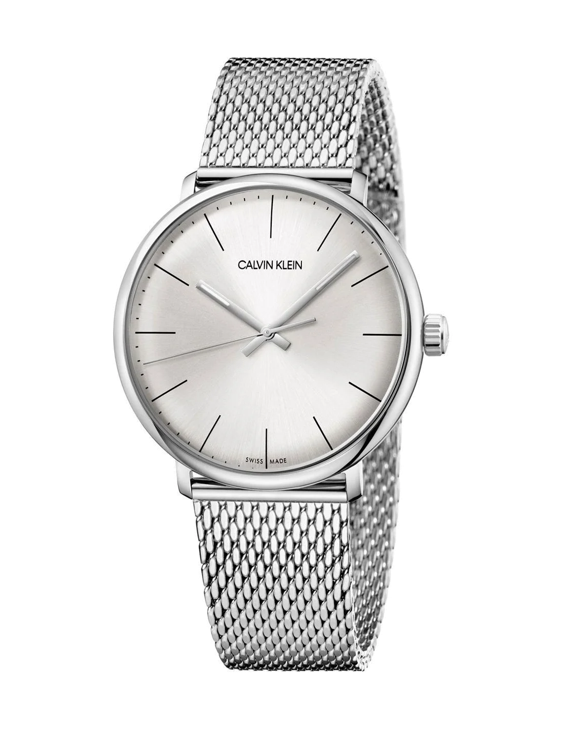 Montre Homme Calvin Klein High Noon K8M21126 en Acier Argenté vue 3