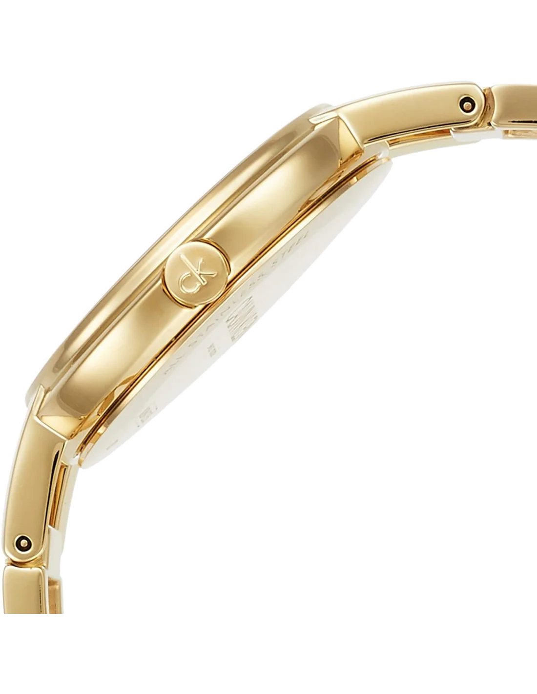 Montre Femme Calvin Klein K8N23546 - Cadran Argent & Bracelet Acier Doré vue 2