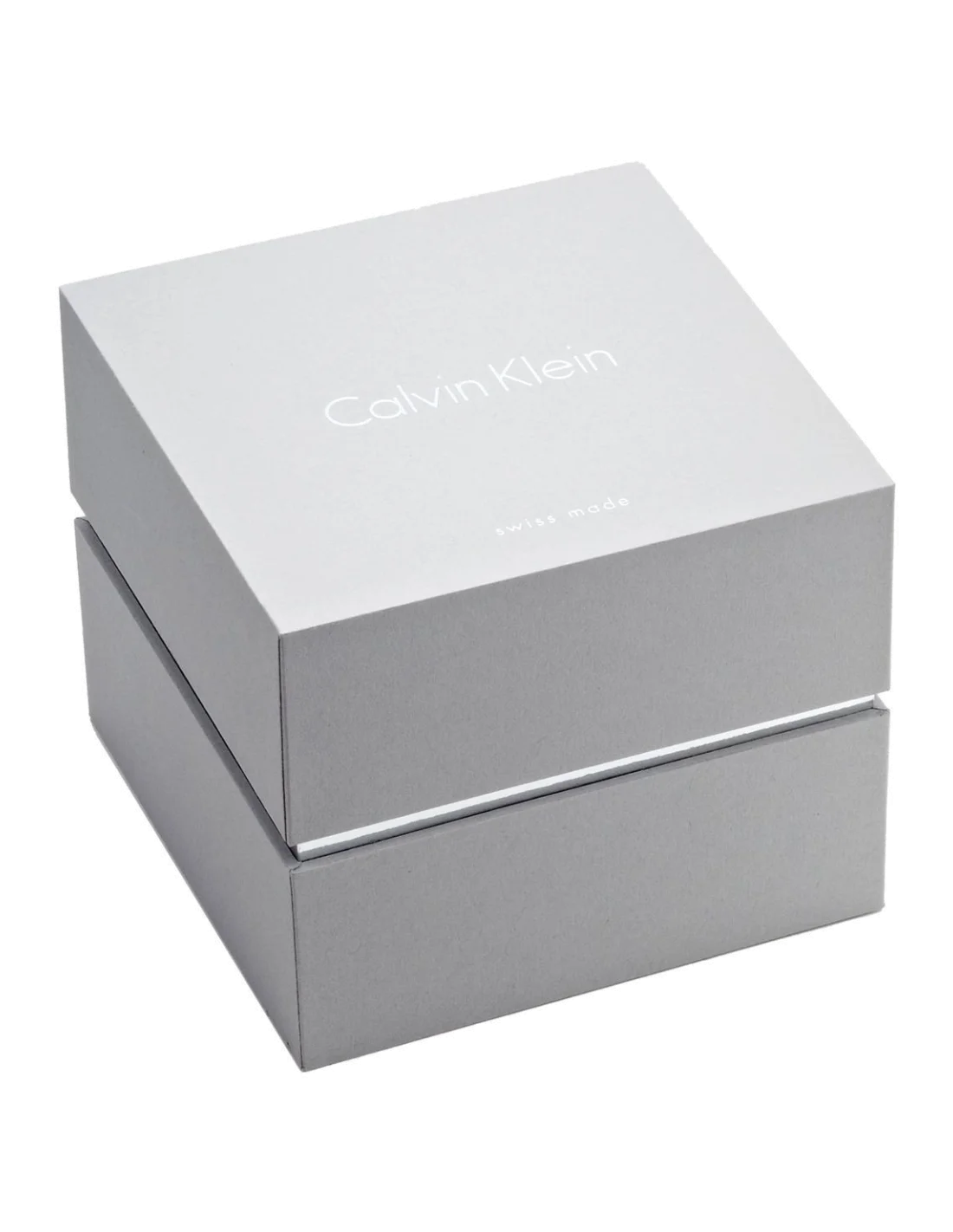 Montre Calvin Klein Full Moon K8Y236L6 pour Femme, Cadran Blanc, Boîtier Or Rose, Bracelet Cuir Blanc vue 2