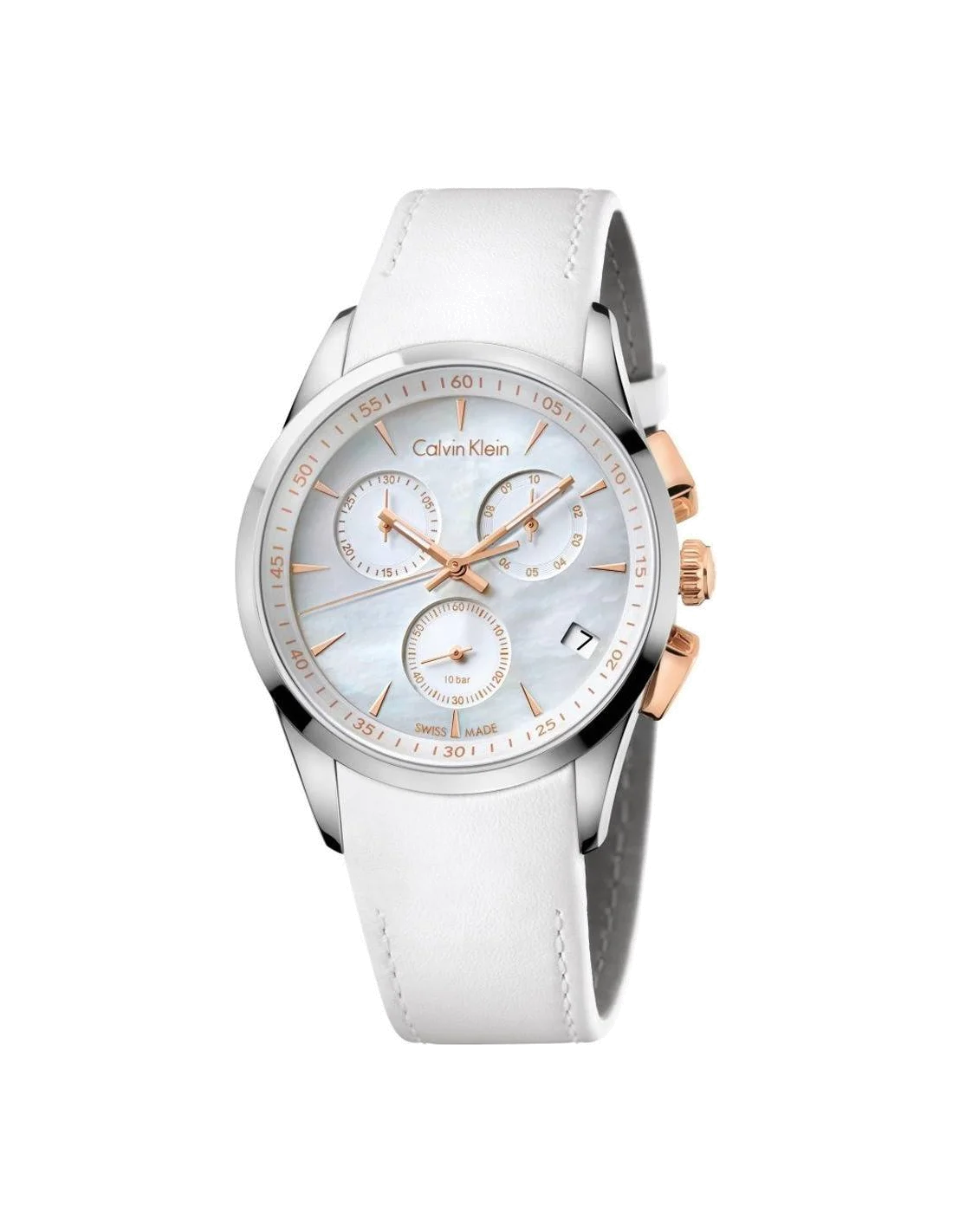 Montre Femme Calvin Klein K5A37BLG Blanc