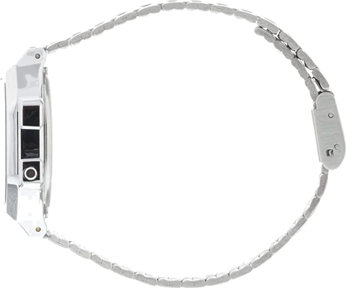 Montre Casio Vintage A168WA-1YES Digitale en Acier Inoxydable Gris - Unisexe vue 3