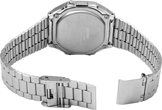Montre Casio Vintage A168WA-1YES Digitale en Acier Inoxydable Gris - Unisexe vue 4