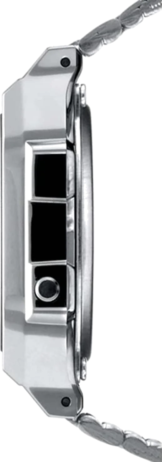 Montre Casio Vintage A168WEC-1EF Cadran Digital Camouflage Gris, Bracelet Acier Unisexe vue 2