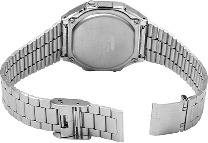 Montre Casio Vintage A168WEC-3EF Cadran Digital Camouflage Vert, Bracelet Métal Unisexe vue 3