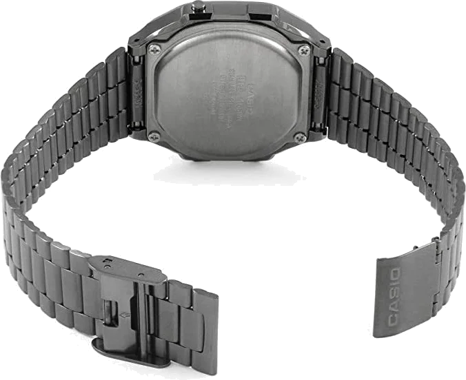 Montre Casio Vintage A168WEGG-1BEF en Acier Noir Digital Unisexe vue 3