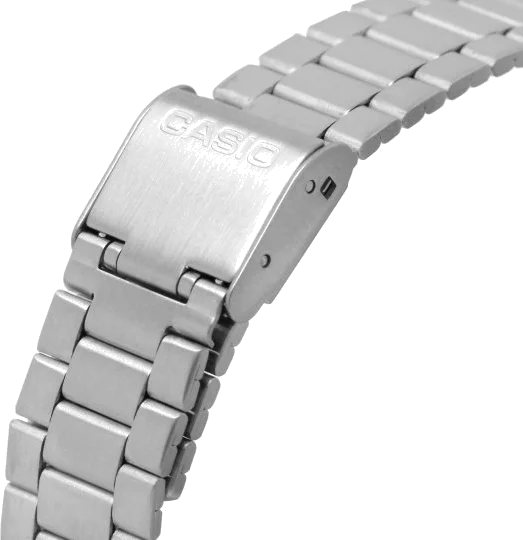 Montre Casio Vintage A168WER-2AEF - Acier Inoxydable, Cadran Bleu Digital - Unisexe vue 4