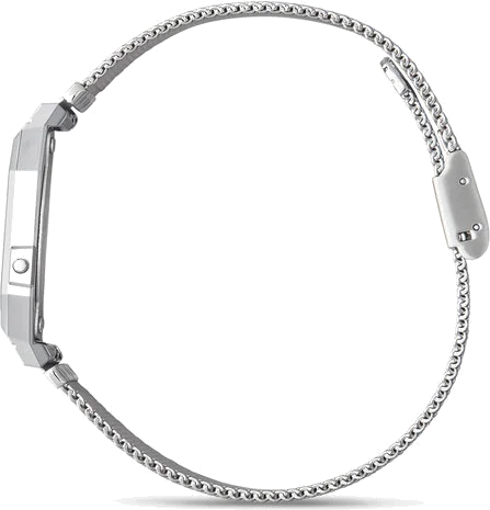 Montre Casio Vintage A700WEM-1A - Cadran Noir Digital sur Maille Milanaise Argent - Unisexe vue 3