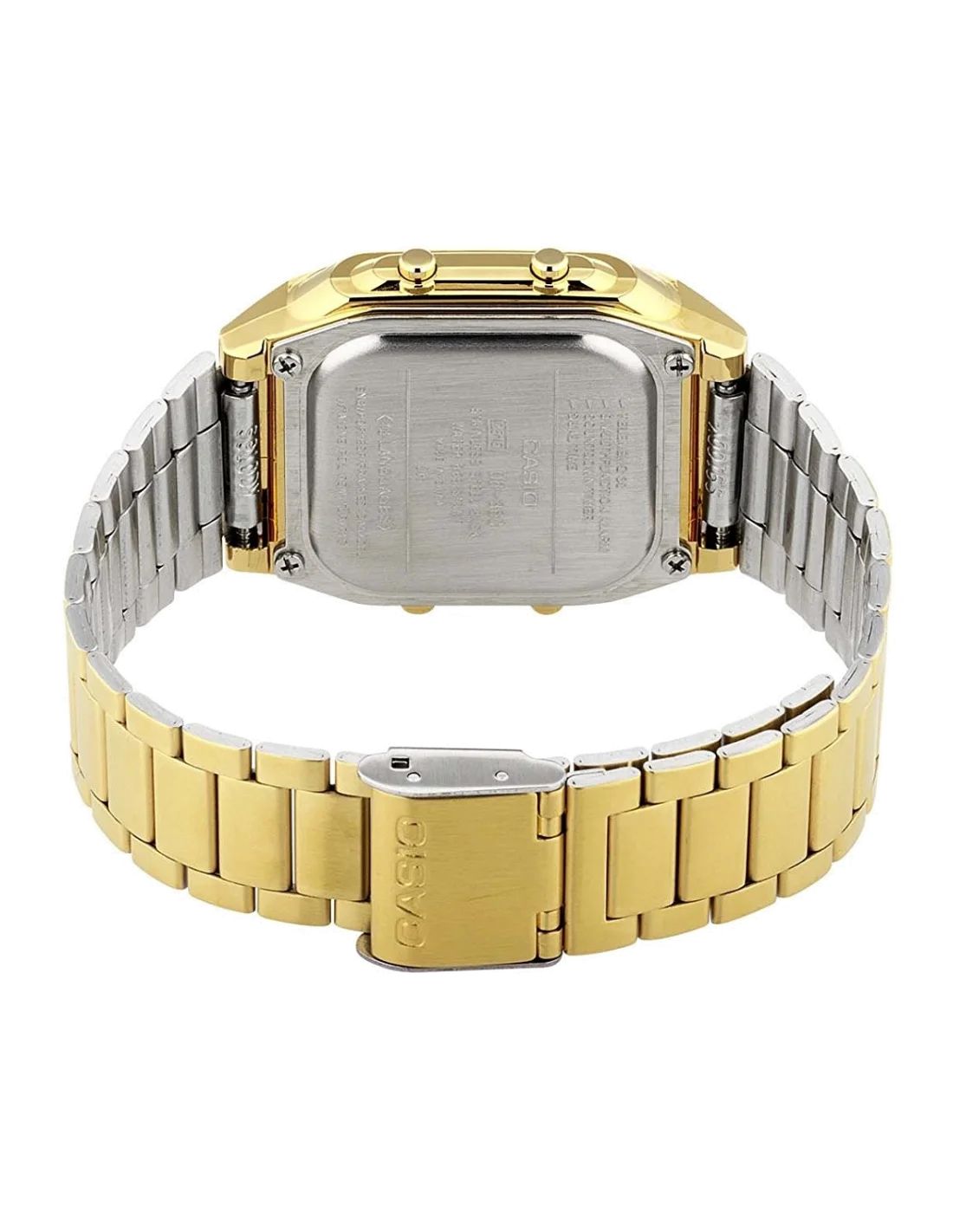 Montre Casio Data Bank DB-360GN-9AEF en Acier Doré - Unisexe vue 2