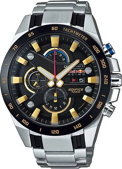 Montre Homme Casio Edifice EFR-540RB-1AER Racing Red Bull en acier argenté
