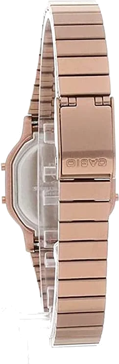Montre Casio LA-11WR-5AEF pour Femme - Cadran Carré Digital Doré Rose vue 2