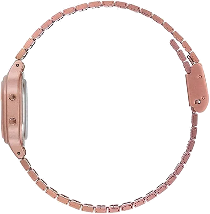Montre Casio LA-11WR-5AEF pour Femme - Cadran Carré Digital Doré Rose vue 3