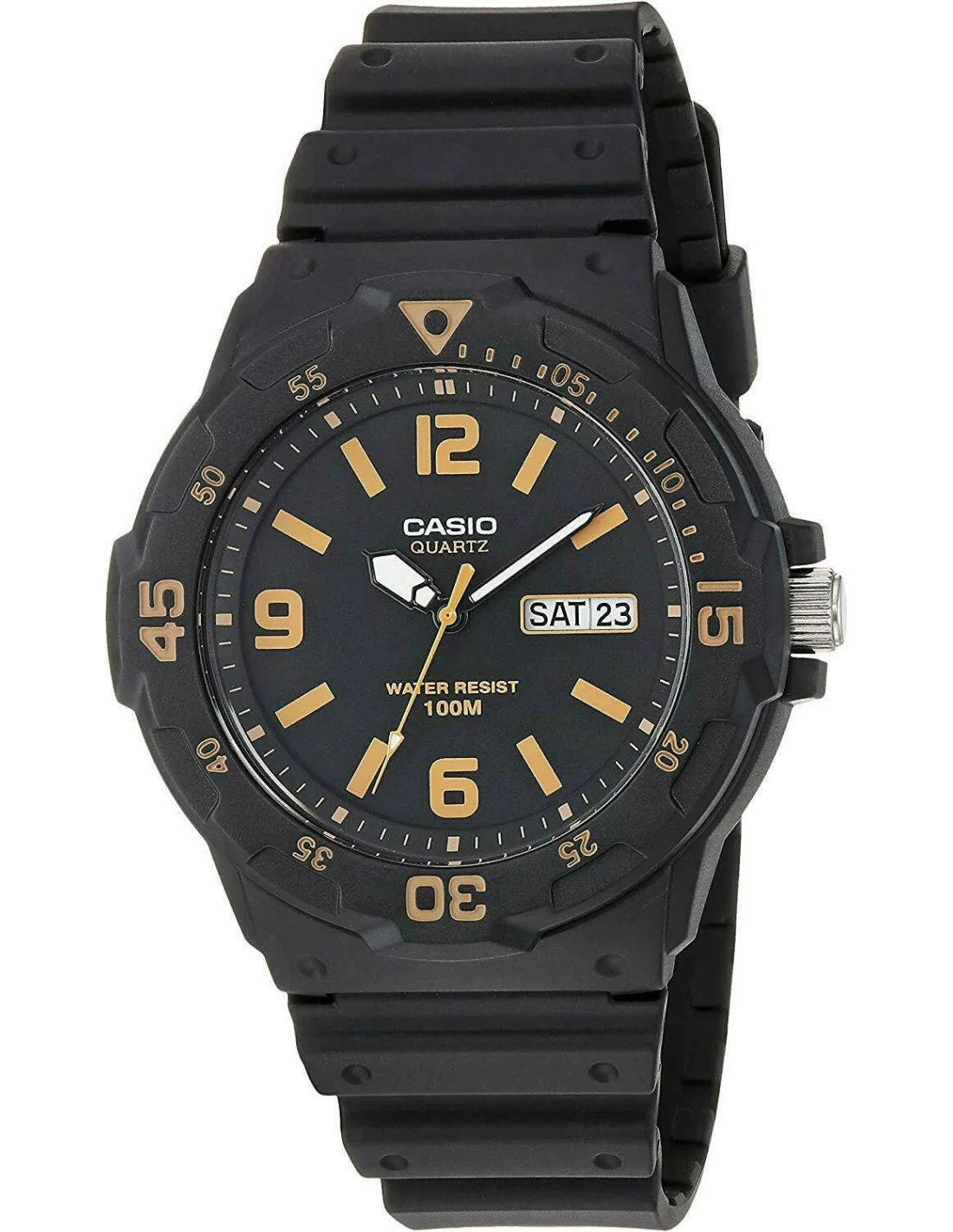 Montre Casio MRW-200H-1B3VEF Homme Sport en Résine Noire Analogique