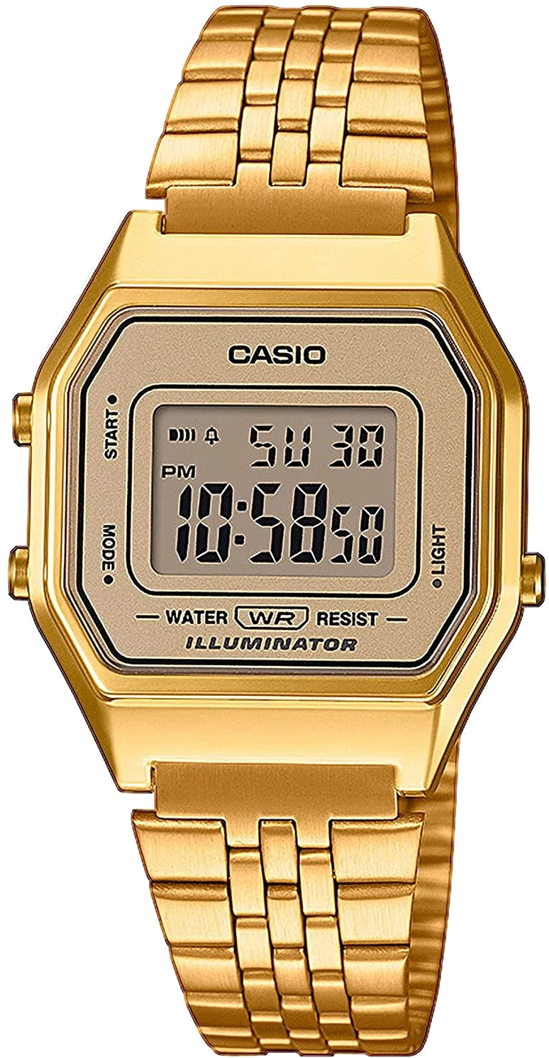 Montre Casio Vintage LA680WEGA-9EF digitale dorée unisexe