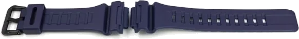 Bracelet de rechange pour montre Casio résine bleu AQ-S810W-2 et W-735H-2 vue 2