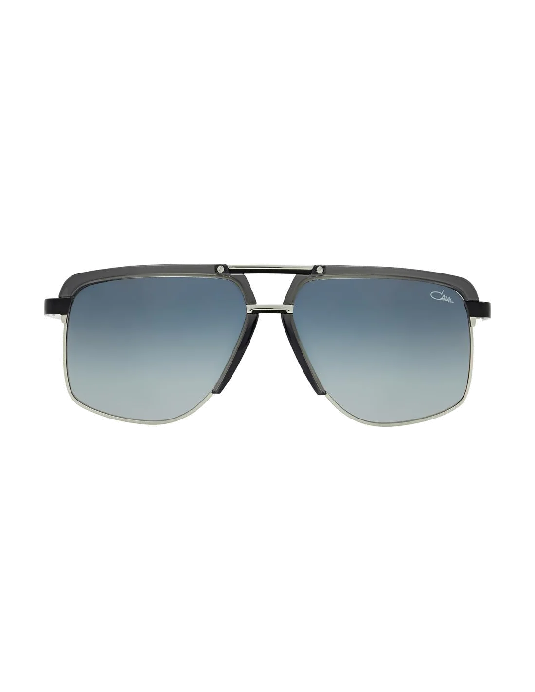 Lunettes de soleil Cazal Legends 9086 002 noires et argent métal/acétate vue 3