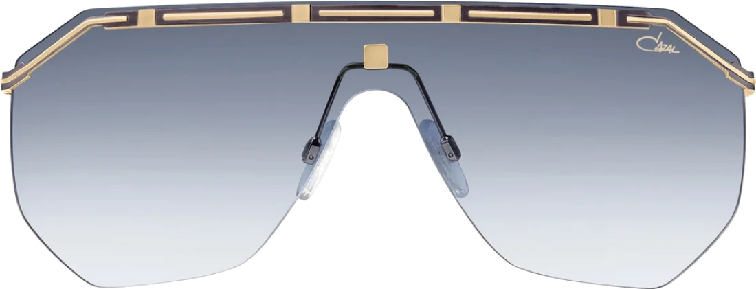 Lunettes de soleil Cazal 9089 masque pilote - Monture métal - Unisexe vue 2