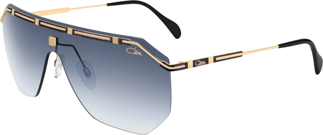 Lunettes de soleil Cazal 9089 masque pilote - Monture métal - Unisexe
