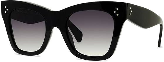 Lunettes de soleil Celine BOLD 3 dots CL4004IN monture en acétate - Noir vue 3