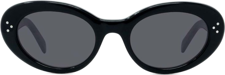 Lunettes de soleil Celine oeil de chat CL40193I monture en acétate - Noir vue 2