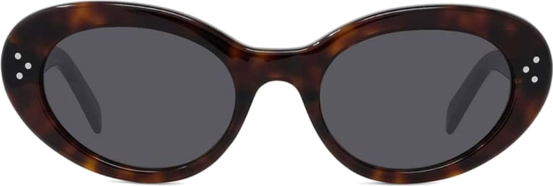 Lunettes de soleil Celine oeil de chat CL40193I monture en acétate - Ecaille vue 2