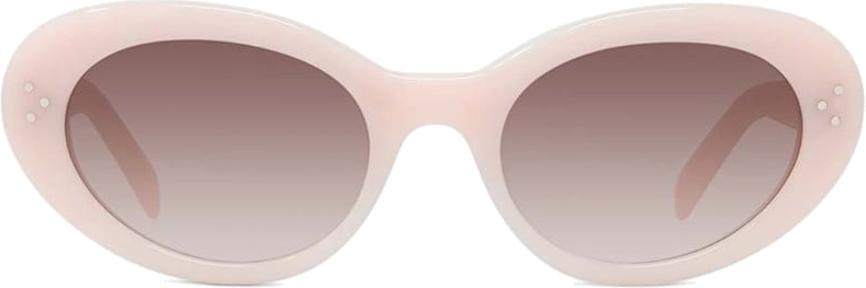 Lunettes de soleil Celine oeil de chat CL40193I monture en acétate - Rose vue 2