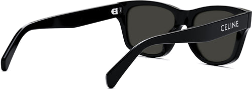 Lunettes de soleil Celine Monochroms CL40197U monture en acétate - Noir vue 2