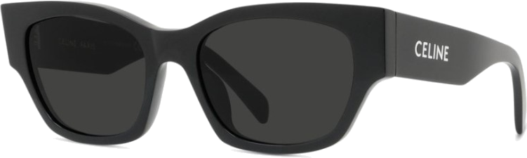 Lunettes de soleil Celine Monochroms CL40197U monture en acétate - Noir vue 3