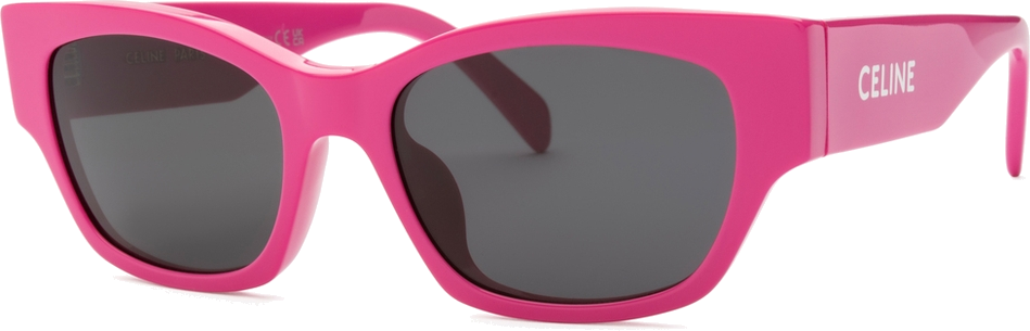 Lunettes de soleil Celine Monochroms CL40197U monture en acétate - Fuchsia vue 2