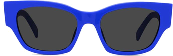 Lunettes de soleil Celine Monochroms CL40197U monture en acétate - Bleu vue 2