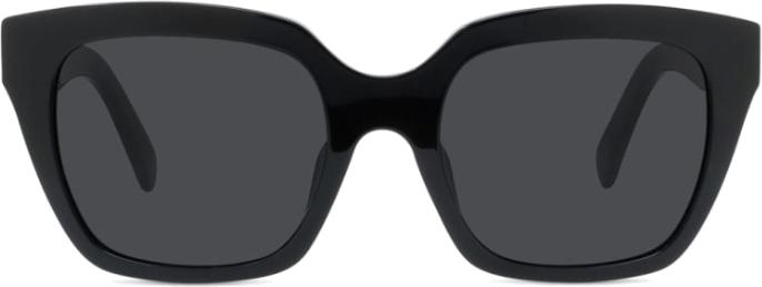 Lunettes de soleil Celine Monochroms CL40198F monture en acétate - Noir vue 2