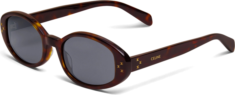 Lunettes de soleil Céline CL40212U pour femme, monture ovale en acétate