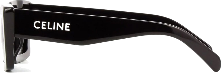 Lunettes de Soleil Celine CL40214U MONOCHROMS 02 forme rectangulaire - Noir vue 4
