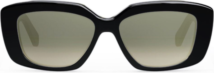 Lunettes de soleil Celine Triomphe 04 CL40216U oeil de chat - Noir vue 2