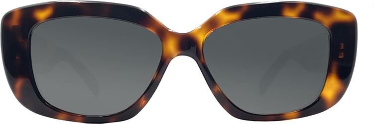 Lunettes de soleil Celine Triomphe 04 CL40216U oeil de chat - Ecaille vue 2
