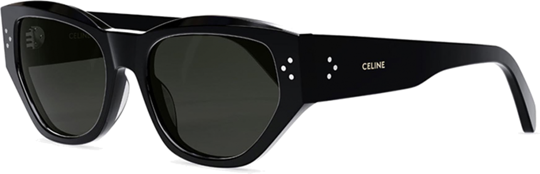 Lunettes de soleil Celine oeil de chat CL40219I monture en acétate - Noir vue 2