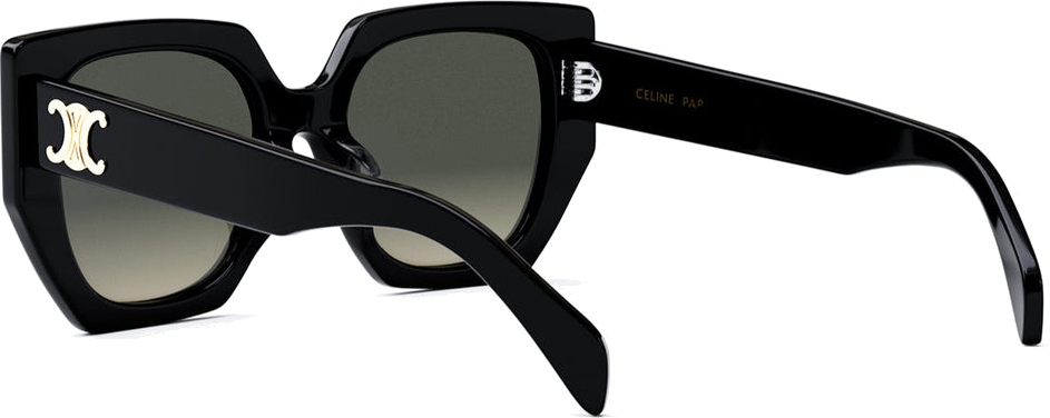 Lunettes de soleil Celine Triomphe CL40239F en acétate - Noir vue 2