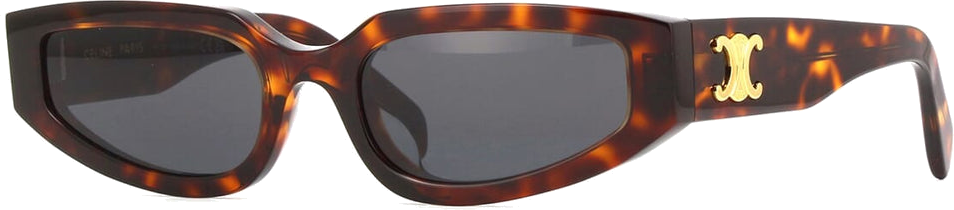 Lunettes de soleil Celine Triomphe CL40269U en acétate - Ecaille