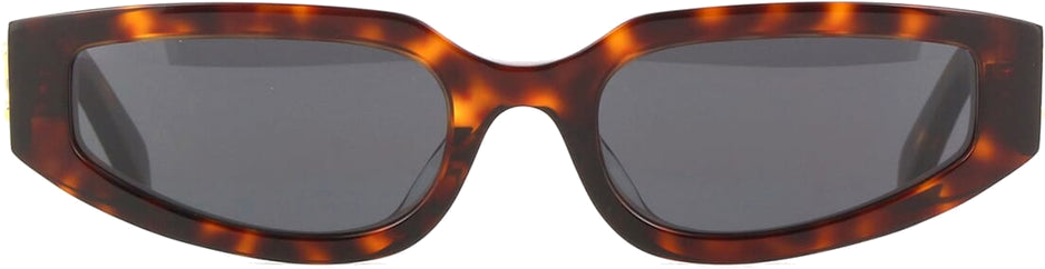 Lunettes de soleil Celine Triomphe CL40269U en acétate - Ecaille vue 2