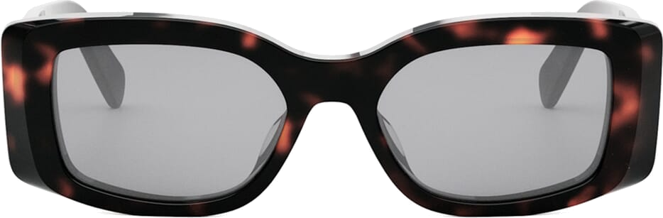 Lunettes de soleil Celine Triomphe XL 01 CL40282U en acétate avec logo XL - Ecaille vue 2