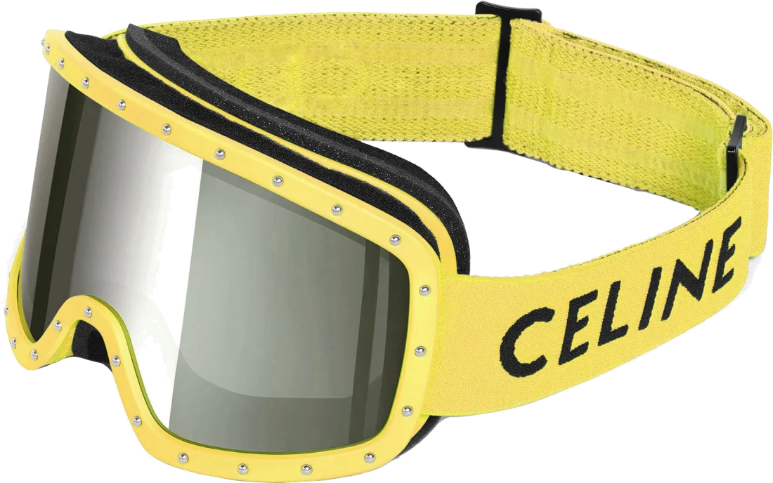 Masque de Ski Unisexe Celine CL40196UYW Jaune