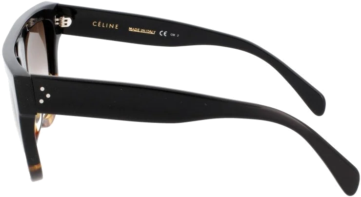 Lunettes de soleil Celine Shadow CL41026/S FU5-5I Noires en acétate vue 3