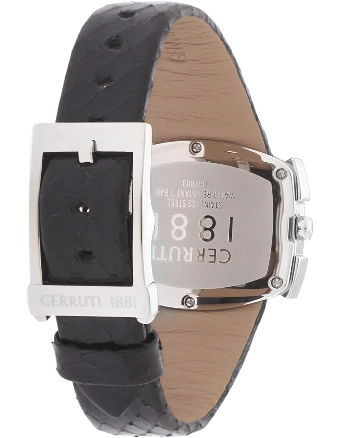 Montre Femme Cerruti 1881 CRP003B262A, Cadran Nacre, Boîtier Acier & Bracelet Cuir Noir vue 2