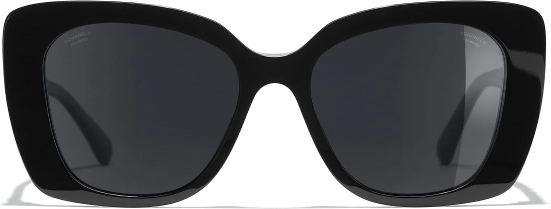 Lunettes de soleil Chanel 5422-B Noir pour Femme vue 2