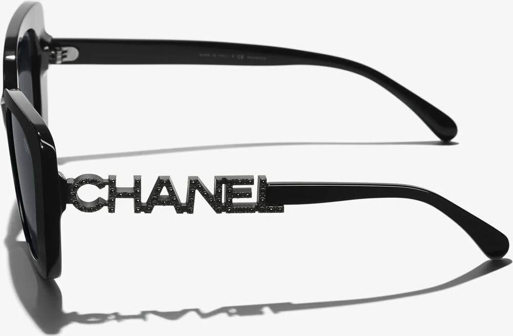Lunettes de soleil Chanel 5422-B Noir pour Femme vue 4