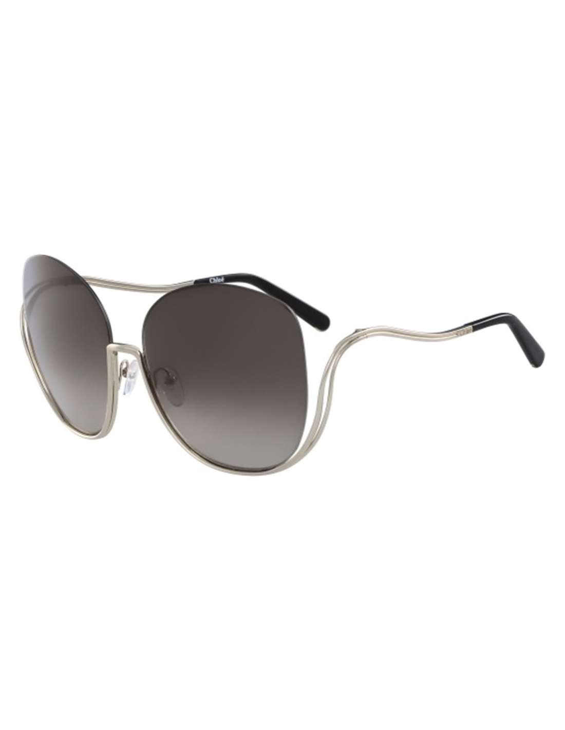 Lunettes de soleil Chloe Milla CE125S - Or-Noir