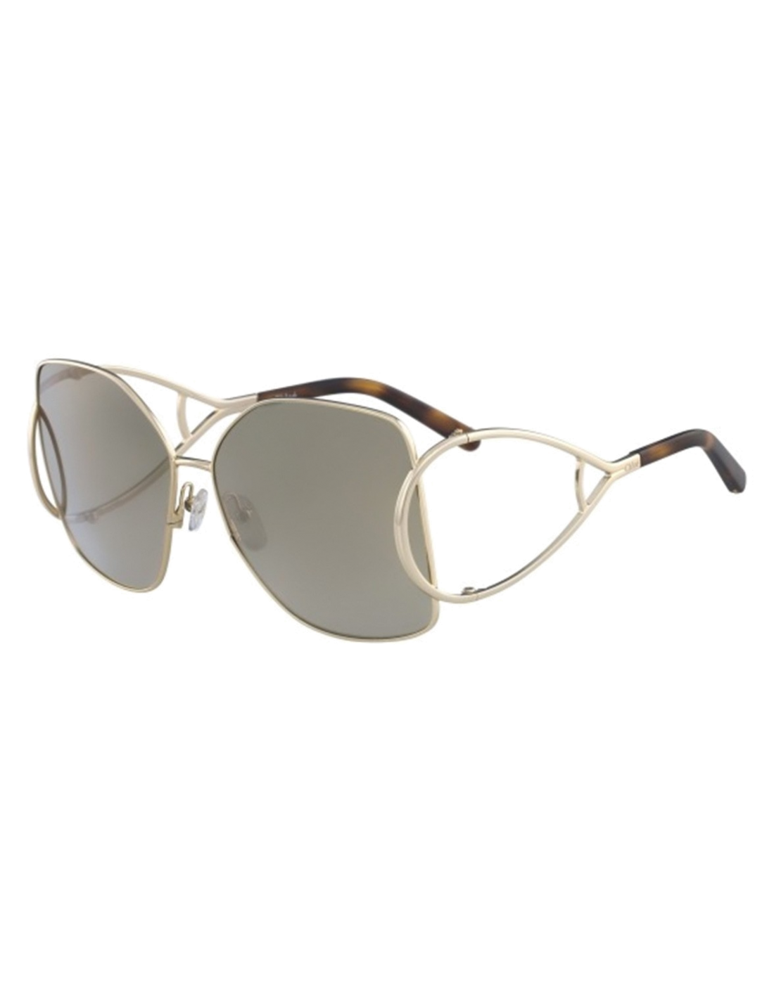 Lunettes de soleil Chloe Jackson CE135S - Or-Havana