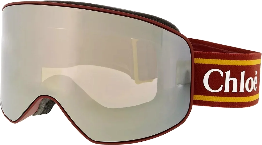 Masque de ski Chloé Cassidy CH0072S métallisé pour femme, bande ajustable vue 2